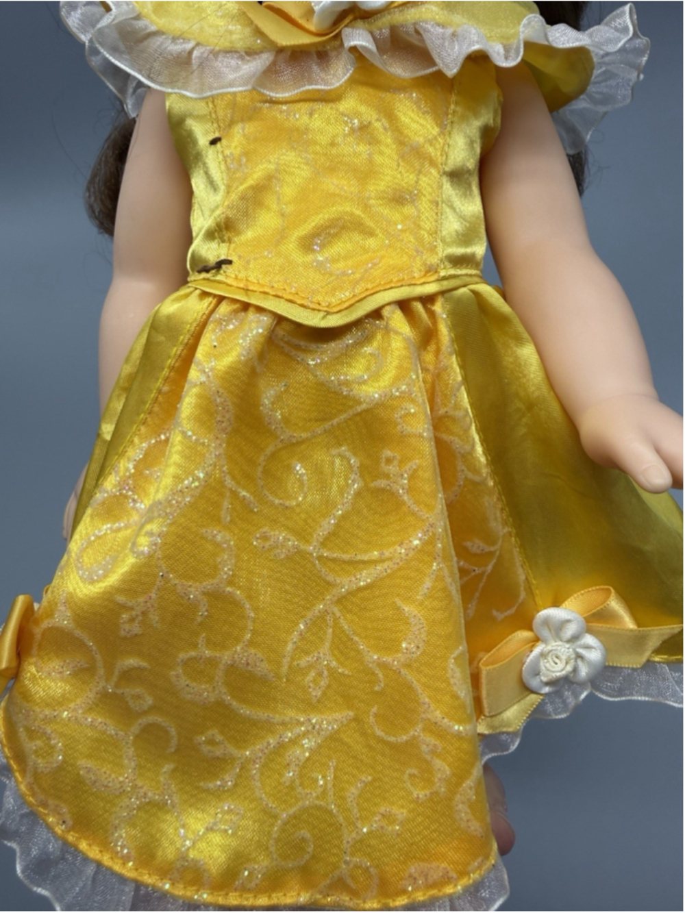 Belle My First Princess Beauty Beast Disney Doll 14" Yellow Dress Hair Tiara - Picture 8 of 8